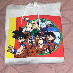 Dragon Ball Z white hoodie